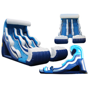 backyard cheap inflatable water slides